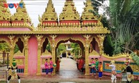 Besuch der Long Truong-Pagode in der südvietnamesischen Provinz Tra Vinh