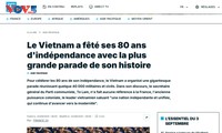 유럽 언론, 베트남 독립 80주년 기념행사 비중 있게 보도