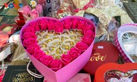 ハノイのバレンタインギフト市場