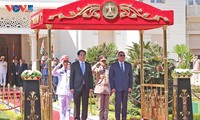 Lễ đón Chủ tịch nước Lương Cường thăm cấp Nhà nước Cộng hòa Arập Ai Cập