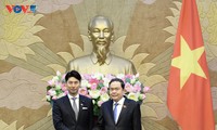 Chủ tịch Quốc hội Trần Thanh Mẫn tiếp Trưởng Ban Thanh niên Đảng Dân chủ tự do Nhật Bản