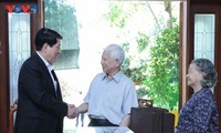 Chủ tịch nước Lương Cường chúc Tết, tri ân nguyên lãnh đạo Đảng, Nhà nước