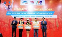 Trao giải quốc gia Cuộc thi vô địch tin học văn phòng thế giới – Viettel 2020