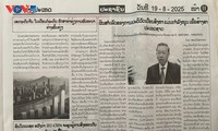 Truyền thông Lào ca ngợi thắng lợi của Cách mạng Tháng Tám