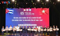 Tổng kết chương trình vận động “65 năm nghĩa tình Việt Nam - Cuba”