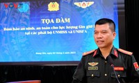 Vietnam comparte experiencias prácticas en las operaciones de mantenimiento de la paz