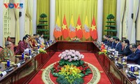 El Presidente de Vietnam y el Rey de Bután acuerdan fortalecer la amistad y cooperación nacional