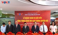 Inauguration et pose de plaque de la chaîne VOV Trafic Littoral
