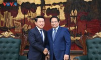 Thủ tướng Phạm Minh Chính tiếp Phó Thủ tướng, Trưởng Ban cải cách doanh nghiệp Lào