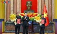 Chủ tịch nước Lương Cường trao quyết định bổ nhiệm Phó Chánh án Toà án Nhân dân Tối cao
