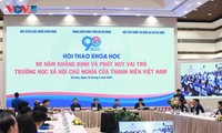 Hội thảo 90 năm trường học xã hội chủ nghĩa của thanh niên Việt Nam