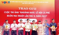 Trao giải cuộc thi ảnh Khoảnh khắc Lễ hội cà phê