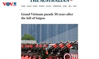 สื่อต่างชาติรายงานข่าวเวียดนามรำลึก 50 ปีการรวมประเทศเป็นเอกภาพ