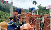 “Campaña Quang Trung” ayuda a estabilizar su vivienda  a damnificados por desastres naturales en Quang Ngai