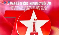 Tranh cổ động kỷ niệm 70 năm ngày Giải phóng Thủ đô 