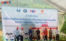 Groundbreaking of Da Do school brings hope to mountain children in Yen Bai province