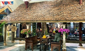 Ruang Tet dan Pasar Tet Vietnam Utara Direkonstruksi di Kawasan Kota Tua Hanoi