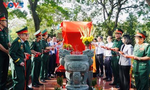 호찌민시, 사이공-자딘 특공대 전사, 간부 추모비 제막