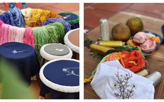 Hands-on embroidery workshop offers Vietnamese cultural experience