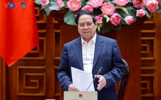 Der Premierminister leitet eine Sitzung zum Masterplan für die Hauptstadt Hanoi mit einer 100-jährigen Vision