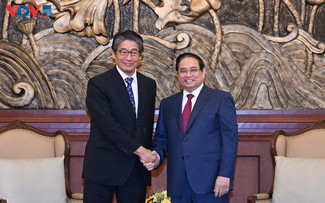 范明政会见日本驻越南大使
