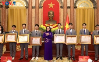 Olympiad winners awarded third, second-labor orders