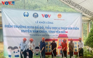 Groundbreaking of Da Do school brings hope to mountain children in Yen Bai province