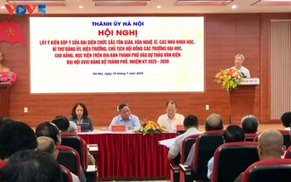 Hanoi seeks feedback on draft documents for upcoming municipal Party Congress