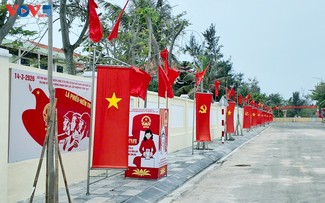 Pulau Garis Depan Bach Long Vi, Kota Hai Phong Siap untuk Hari Pemungutan Suara Lebih Dini