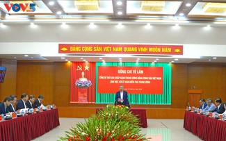 Tổng Bí thư Tô Lâm làm việc với Uỷ ban Kiểm tra Trung ương