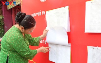 Các khu dân cư ở Thành phố Hồ Chí Minh sẵn sàng cho ngày hội non sông