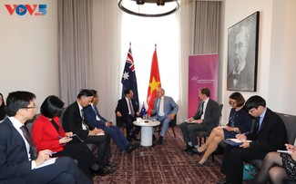 Vietnam y Australia con voluntad de afianzar cooperación económica y comercial