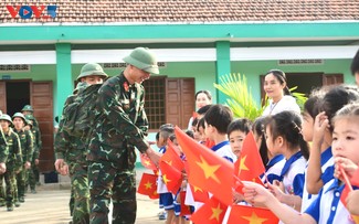 Fuerzas militares finalizan campaña de reconstrucción de viviendas en Dak Lak