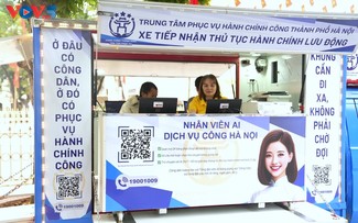 “គំរូសេវាសាធារណៈចល័ត” - របកគំហើញរបស់ទីក្រុងហាណូយក្នុងការបម្រើប្រជាជន