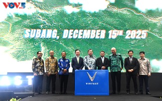 VinFast khánh thành nhà máy ô tô điện tại Indonesia