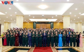 Phụ nữ quân đội phát huy truyền thống “Yêu nước, đoàn kết, sáng tạo, trung hậu, đảm đang”