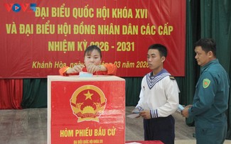 Early voting held in Truong Sa Special Zone 