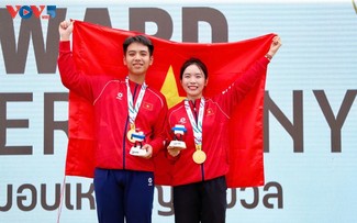 Jornada exitosa para los deportistas vietnamitas en los SEA Games 33