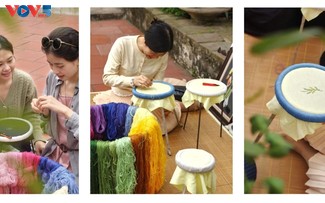 Experiencia cultural de Vietnam a través de un taller de bordado a mano