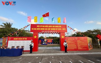 Efectúan ensayo general del proceso electoral en el archipiélago de Truong Sa