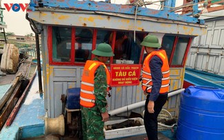 Quang Tri met en place deux équipes intersectorielles de contrôle contre la pêche illicite