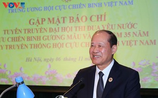 Đại hội Thi đua yêu nước Cựu chiến binh gương mẫu diễn ra đầu tháng 12 tới