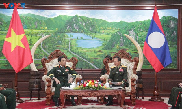 Gencarkan Penggelaran Rencana-Rencana Kerja Sama Antara Dua Kemhan Vietnam-Laos