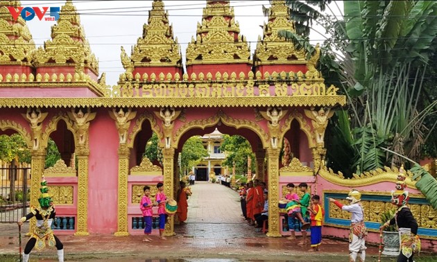 Besuch der Long Truong-Pagode in der südvietnamesischen Provinz Tra Vinh