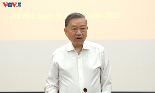 KPV-Generalsekretär To Lam leitet Sitzung zur Entwicklung der Wissenschaft, Technologie und Innovation