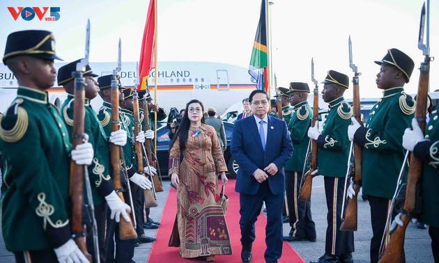 Premierminister Pham Minh Chinh beendet seine Dienstreise in Südafrika