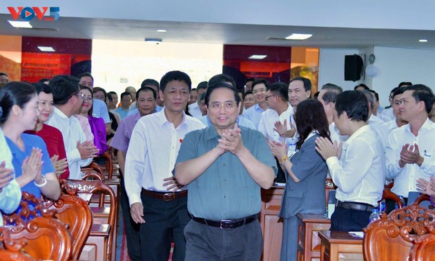 Premierminister Pham Minh Chinh trifft Wähler der Stadt Can Tho
