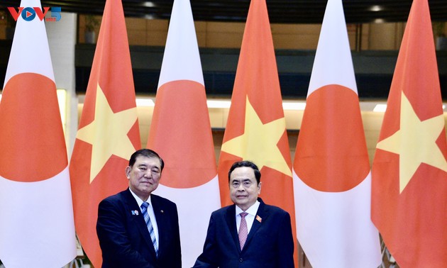 マン国会議長　 石破首相と会見