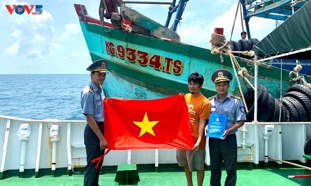 二号渔检支队5年来500次出海执行任务