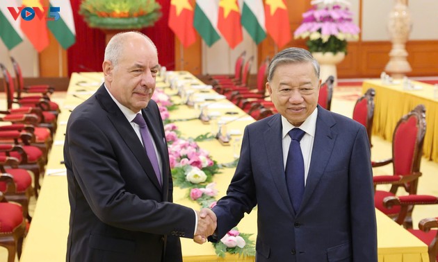 KPV-Generalsekretär To Lam empfängt Ungarns Präsident Tamás Sulyok